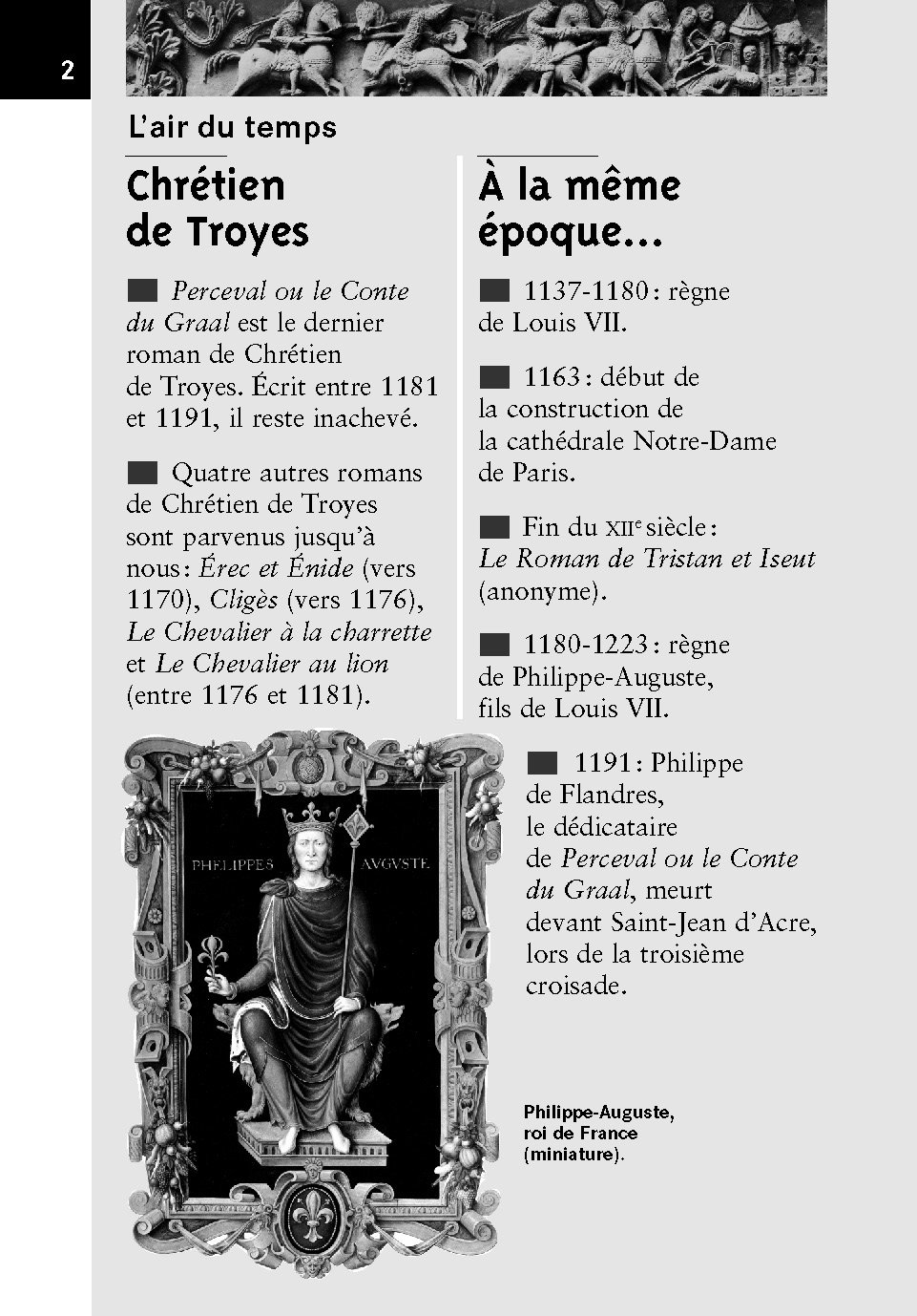 Oeuvres & Themes - Perceval Ou Le Conte Du Graal - Chretien de Troyes