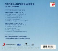 Elbphilharmonie First Recording - Brahms - Symphonies Nos. 3 & 4 CD+DVD