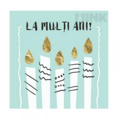 Felicitare - La multi ani lumanari Mink