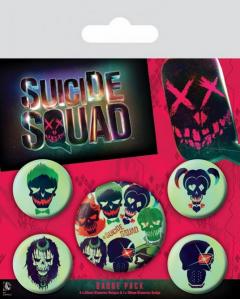 Insigna - Suicide Squad Skulls - mai multe modele