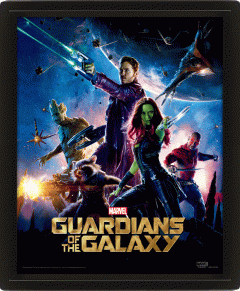 Poster 3D - Guardians of the Galaxy
