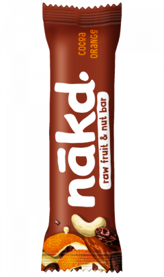 Baton cu cacao si portocale Nakd