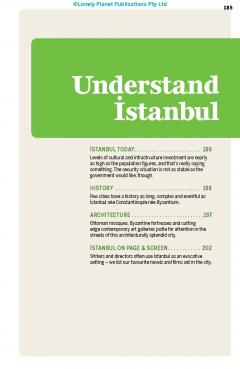Lonely Planet Istanbul