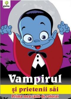 Vampirul si prietenii sai - Prima mea carte de colorat