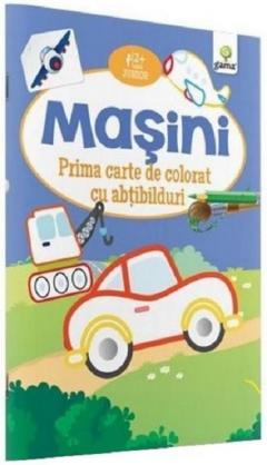 Masini - Prima Carte De Colorat Cu Abtibilduri