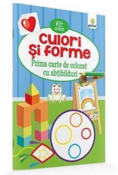 Culori Si Forme - Prima Carte De Colorat Cu Abtibilduri