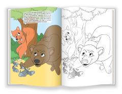 Colorez povesti alese - Ursul pacalit de vulpe