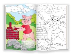 Colorez povesti alese - Cei trei purcelusi