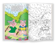 Colorez povesti alese - Cei trei purcelusi