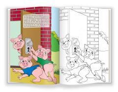 Colorez povesti alese - Cei trei purcelusi