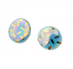 Cercei mici rotunzi aur 