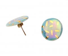 Cercei mici rotunzi aur 