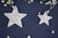 Set mama, fiica - Clar de luna - Model - Stea