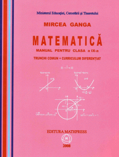 Matematica. Manual pentru clasa a IX-a