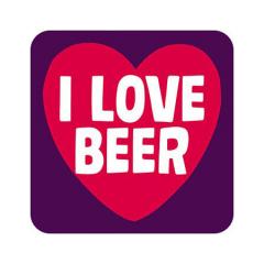 Coaster - I Love Beer