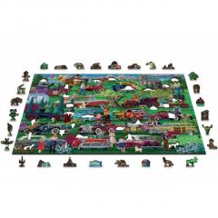 Puzzle din lemn - XL - Vintage Cars