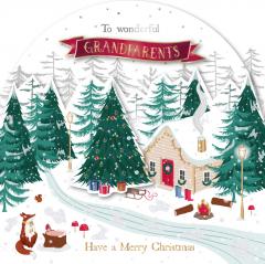 Felicitare - To Wonderful Grandparents - Christmas