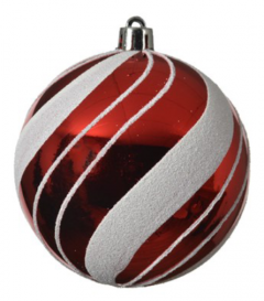 Glob - Shatterproof with Stripes - Red