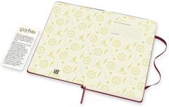 Agenda 2022 - 12-Month Daily Planner - Large, Hard Cover - Harry Potter - Bordeaux Red