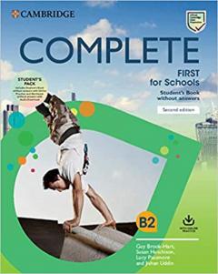 Complete First for Schools Student's Book Pack