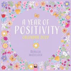 Calendar 2022 - Art - A Year of Positivity by Rebecca McCulloch