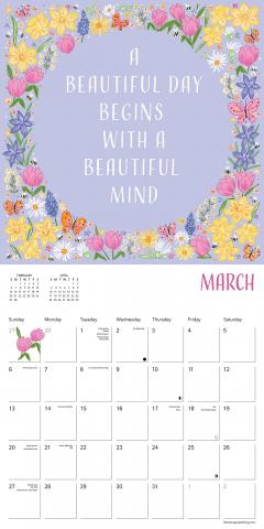 Calendar 2022 - Art - A Year of Positivity by Rebecca McCulloch