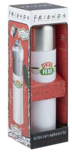 Sticla metalica cu capac Friends - Central Perk