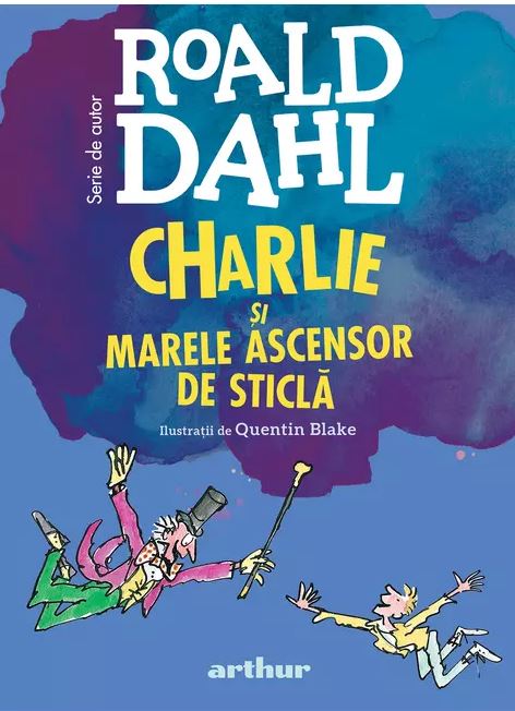 Coperta cărții: Charlie si Marele Ascensor de Sticla - lonnieyoungblood.com