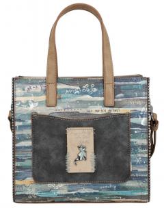 Geanta de mana - Anekke - Iceland - Think Blue, 23x21x10 cm