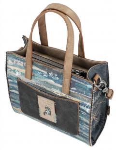 Geanta de mana - Anekke - Iceland - Think Blue, 23x21x10 cm