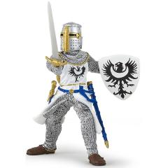 Figurina - Cavaler Alb cu Sabie