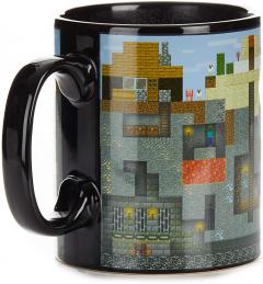 Cana cu efect termic - Minecraft Coffee XL Heat Change Mug