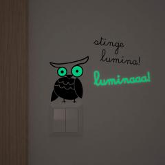 Autocolant - Stinge lumina! Buhuu!