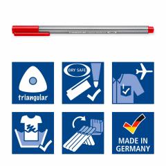 Set linere - Flamingo 6 triplus fineliner