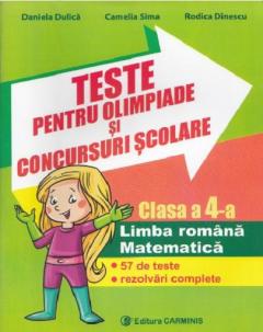 Teste pentru olimpiade si concursuri scolare, clasa a IV-a