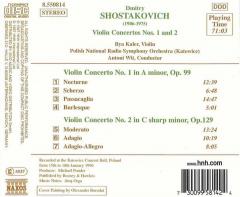 Shostakovich: Violin Concertos Nos. 1 and 2