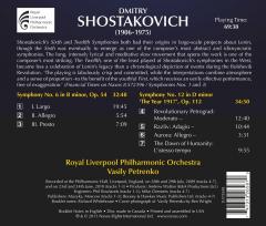 Shostakovich: Symphony No. 6 and Symphony No. 12