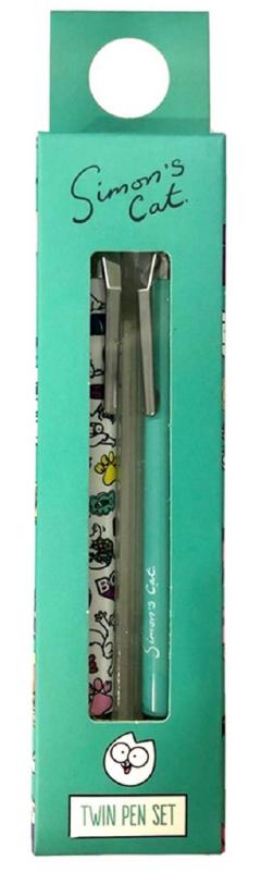 Set 2 pixuri - Simon's Cat Twin Pen Set