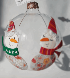 Glob Craciun - Doi oameni de zapada