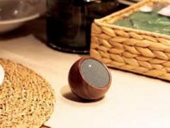Mini boxa portabila - The Tumbler Selfie Bluetooth Speaker - Walnut