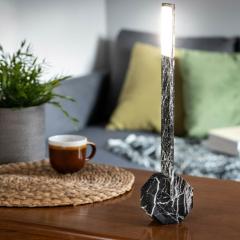 Lampa de birou - Octagon One Portable Desk Light - Black Marble