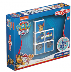 Set de constructie magnetic - Magicube - Paw Patrol Chase Vehicle