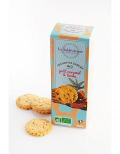 Biscuiti - Les Petits Sables BIO - Caramel & Tonka, 110g