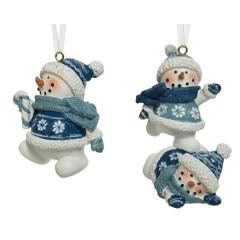 Figurine decorative - Snowman Polyresin, mai multe modele