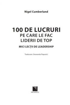 100 de lucruri pe care le fac liderii de top