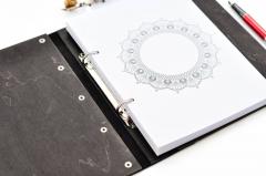 Agenda - Dream Catcher, reincarcabila, pictata manual