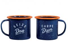 Set 2 cani espresso - Seize The Day & Carpe Diem