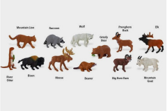 Figurina - North American Wildlife (mai multe modele-culori, pret pe bucata)