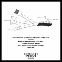 Unealta multifunctionala pentru gratar - King of the Grill