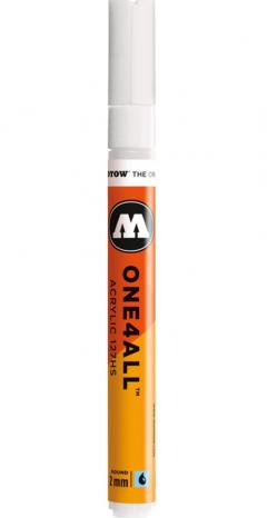 Marker acrilic - One4All 127HS 2 mm, Signal White